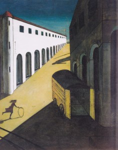 Giorgio de Chirico, Mystère et mélancolie d'une rue, 1914