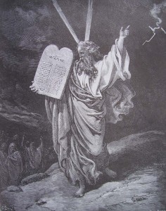 Gustave Doré, Moise, gravure de la Bible