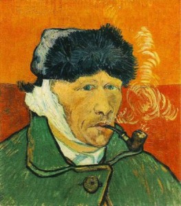 Van Gogh, Autoportrait à l’oreille bandée, 1889