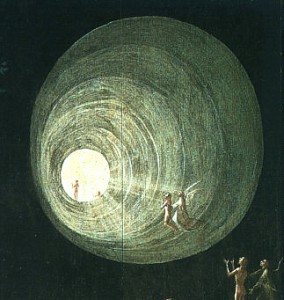 Jérôme Bosch, L’Ascension vers l’Empyrée, 1504, détail