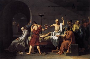 Jacques-Louis David, La Mort de Socrate, 1787