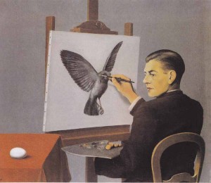 Magritte, La Clairvoyance