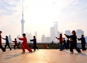 Shanghai, tai chi et... pollution